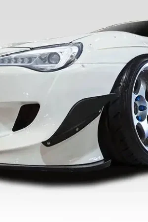 Scion FRS GT500 V3 Duraflex Front Bumper Canards 114987 Worldwide Shipping