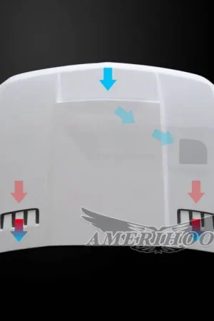 Original Chevrolet Silverado 1500 RS-Style AmeriHood Ram Air Hood CS07AHRSFHW