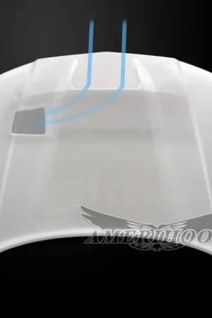 Dodge Charger SRT Type 2 AmeriHood Ram Air Hood DC11AHSRT2FHW Premium