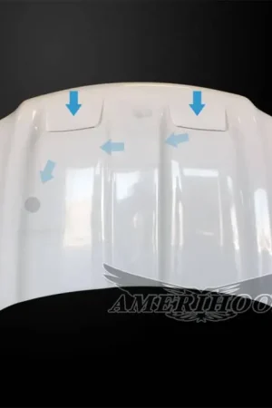 Ford F-150 S-Style AmeriHood Ram Air Hood F1597AHTSFHW Low Price