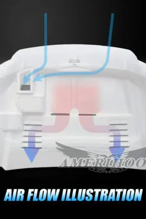 Ford F-250 E-Style AmeriHood Ram Air Hood F2599AHTEFHW Brand New