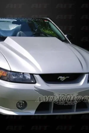 Hot Picks Ford Mustang 3" Cowl AmeriHood Heat Extracting Hood FM99AHT4FHW
