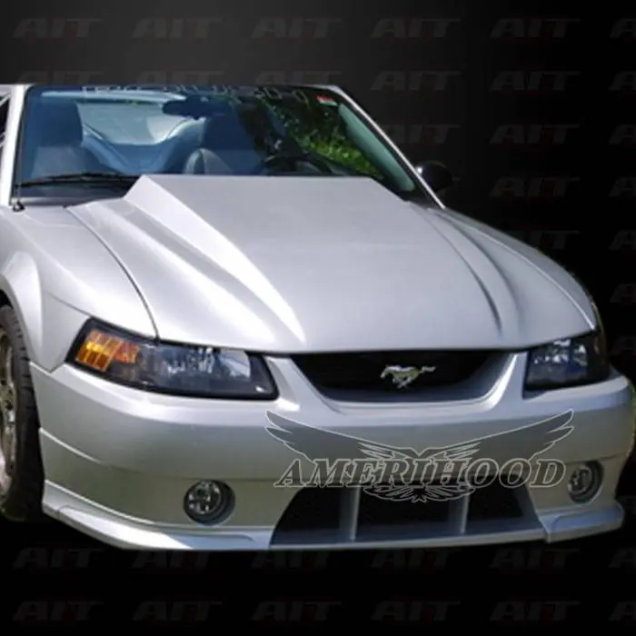 Hot Picks Ford Mustang 3" Cowl AmeriHood Heat Extracting Hood FM99AHT4FHW