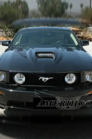 Trending Ford Mustang SMS-Style AmeriHood Ram Air Hood FM05AHSMSFHW