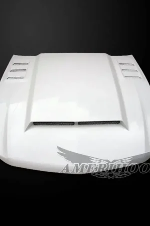 Budget Ford Mustang ROU-Style AmeriHood Ram Air Hood FM10AHROUFH