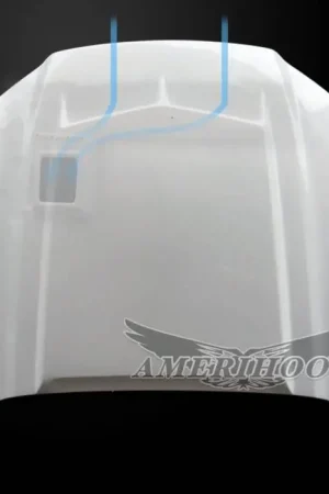 Best Choice Ford Mustang C-Style AmeriHood Ram Air Hood FM13AHTCFHW