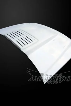Free Delivery GMC Sierra 2500 HD 2-Style AmeriHood Ram Air Hood GS07AHCWL2FHW25