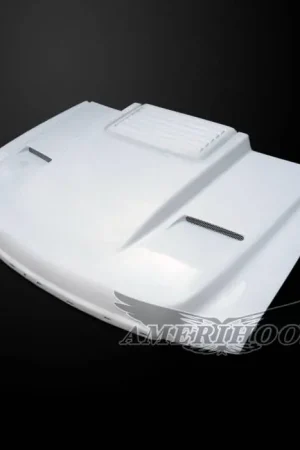 Same Day Shipping GMC Sierra 3500 HD 2-Style AmeriHood Ram Air Hood GS07AHCWL2FHW35