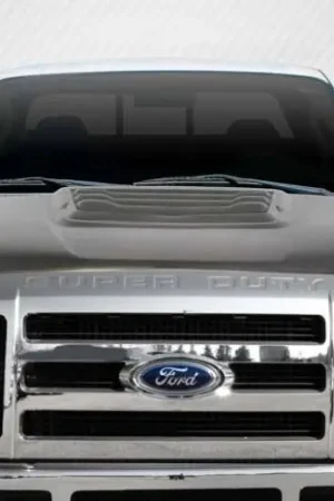 Latest Ford Super Duty Raptor Look Carbon Fiber Creations Body Kit- Hood 114261