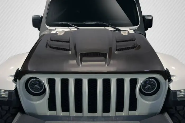 Jeep Wrangler Viper Carbon Fiber Creations Body Kit- Hood 115031 Free Shipping