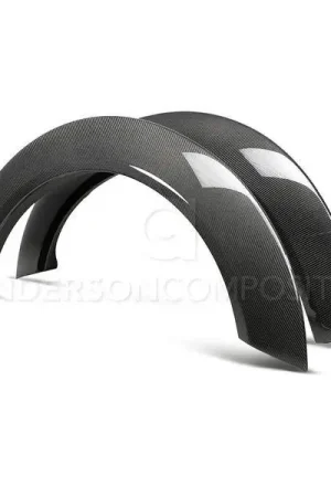 Dodge Challenger Anderson Composites Fiber Wide Rear Fender Flares AC-FLR18DGCHHC-R Big Sale