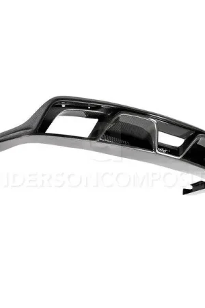 Deal Ford Mustang GT350 Anderson Composites Fiber Rear Bumper Diffuser AC-RL15FDMU-GR