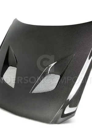 Free Delivery Ford Mustang Type-TT Anderson Composites Fiber Body Kit Hood AC-HD15FDMU-TT-DS