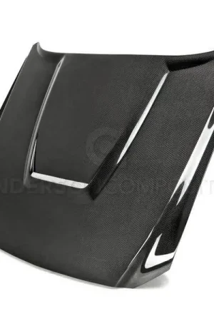 Order Now Ford Mustang GT350 Style Anderson Composites Fiber Body Kit- Hood AC-HD15FDMU-GR-DS