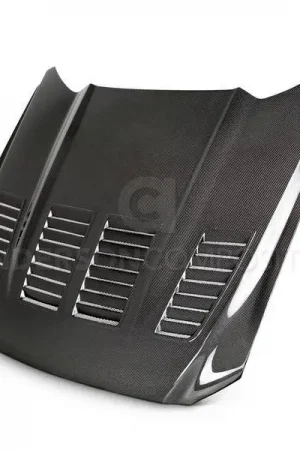 Buy Online Ford Mustang Type-TW Anderson Composites Fiber Body Kit Hood AC-HD15FDMU-TW-DS