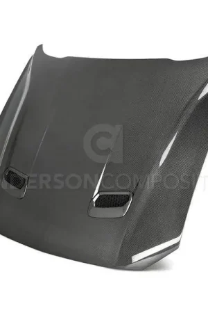 Must Have Ford Mustang Type-OE Anderson Composites Fiber Body Kit Hood AC-HD18FDMU-OE-DS