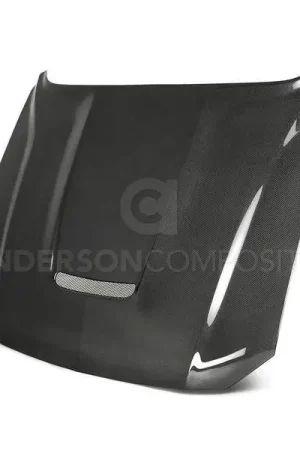Limited Time Ford Mustang GT350 Anderson Composites Fiber Body Kit- Hood AC-HD18FDMU-GR-DS