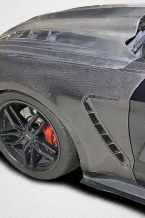 Buy Direct Ford Mustang GT350 Look Carbon Fiber Creations Body Kit- Fenders 115443