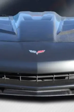 Chevrolet Corvette ZR Carbon Fiber 3pcs Front Bumper Lip Body Kit 115523 Exclusive