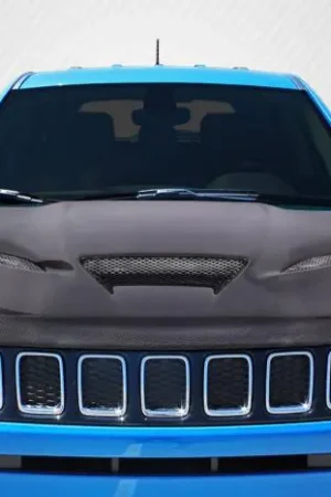 Popular Jeep Grand Cherokee Hellcat Look Carbon Fiber Body Kit- Hood 115220