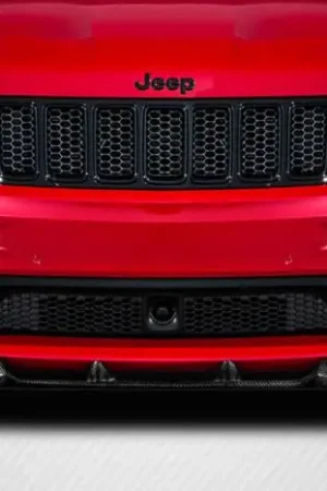 Jeep Grand Cherokee Track Carbon Fiber Front Bumper Lip Body Kit 115755 Flash Sale