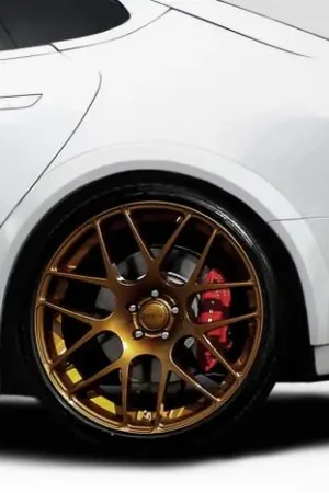 Super Sale Tesla Model S RVS Duraflex 4pcs Rear Fender Flares 115968