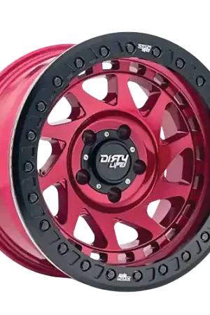 Dirty Life Enigma Race 9313 8x170 17x9-12 Crimson Candy Red New Release