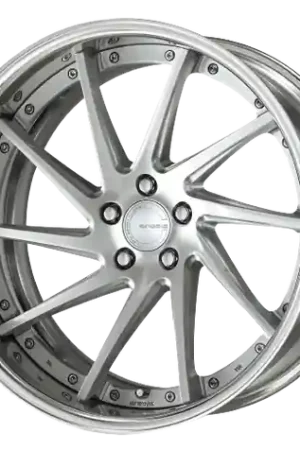 Work Gnosis Cvs 5x120.65 19x10.5+0 W Disk Brush Silver Clear Limited Edition