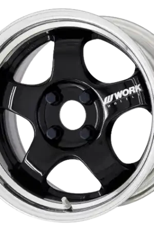 Work Meister S1 2P 5x120.65 15x9+12 O Disk Black Today Only