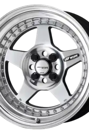 Work Meister Cr01 5x114.3 15x7+7 O Disk Bright Buff Finish Best Choice