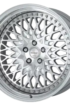 Final Sale Work Gran Seeker Ccx 5x100 19x9.5+12 A Disk Machined Silver Polish