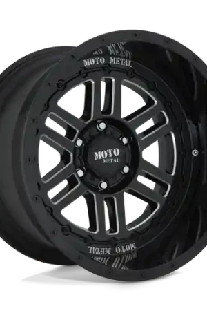 Last Chance Moto Metal MO800 DEEP SIX 6X139.7 20X10 -18 GLOSS BLACK MILLED