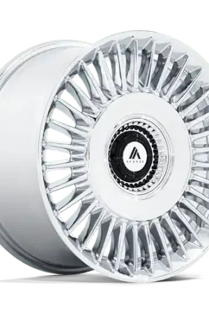 Popular Asanti Black ABL-40 TIARA 5X115/5X120 20X10.5 +18 CHROME