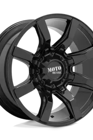 Moto Metal MO804 SPIDER 6X135/6X139.7 22X12 -44 GLOSS BLACK Holiday Sale