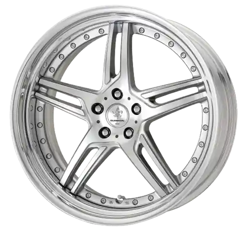 Money Back Guarantee DURANDAL DD5.2 SILVER POLISHED 5x115 19X8.5 +18MM