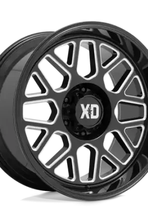 XD XD849 GRENADE 2 6X135 20X9 +18 GLOSS BLACK MILLED Exclusive