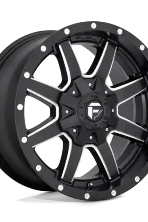 Fuel 1PC D538 MAVERICK 8X165.1 20X8.25 -215 MATTE BLACK MILLED High Quality