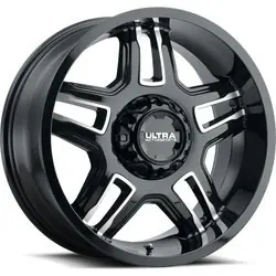 Ultra 153BK Armageddon 8x165.1 18x9 +01 Gloss Black Affordable