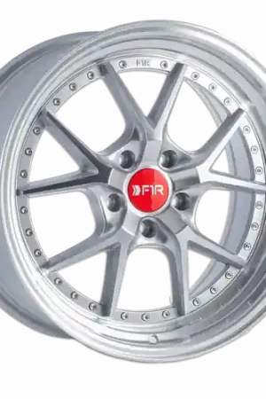 Super Sale F1R F105 5X114.3 18x8.5 +38 Machine Silver