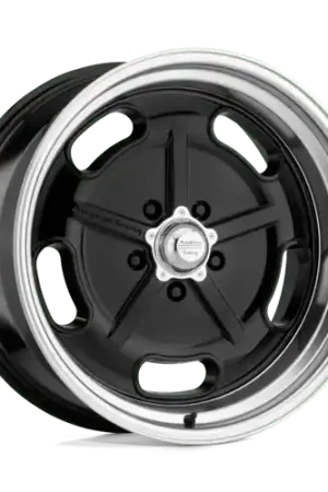 Deal American Racing Vintage VN511 SALT FLAT 5X127 22X10.5 0 GLOSS BLACK W/ DIAMOND CUT LIP