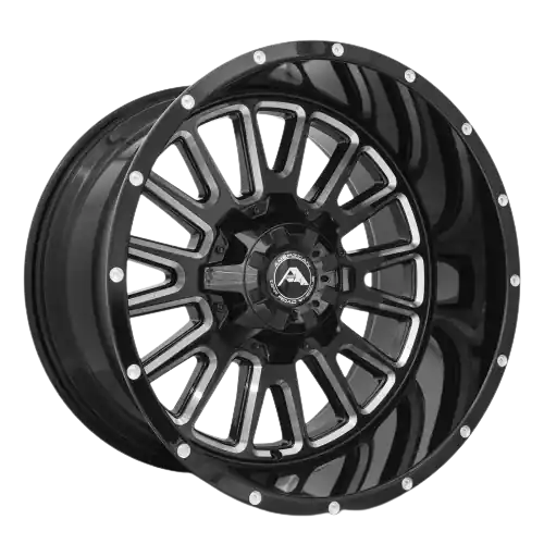 Premium American Off-Road A105 5x114.3 20x12 -44 Black Milled Spoke