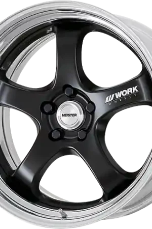 Work Meister S1R 5x120.65 18x7.5+0 O Disk Matte Black Wholesale