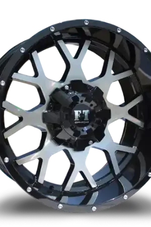 Hot Deal FULL THROTTLE FT0151 5x127/5x135 18x9-12 BLACK  / MACHINED