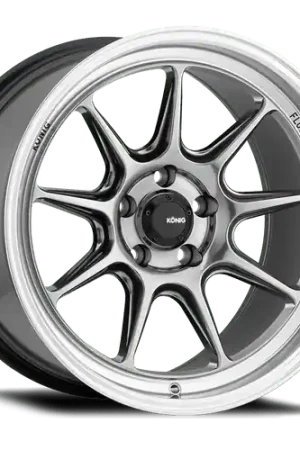 Deal Konig Countergram 5x114.3 17x8+38 Hyper Chrome / Machined Lip