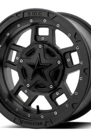 XD Powersports XS827 RS3 4X110 14X7 +0 SATIN BLACK Final Sale