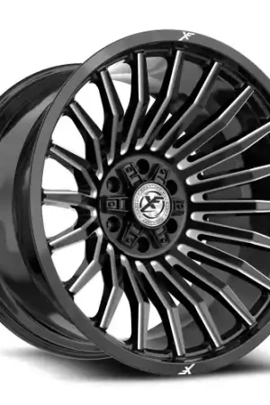 XF Off-Road XF-231 6x135/6x139.7 18x9 +12 Gloss Black & Milled Free Delivery