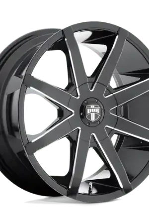 DUB 1PC S109 PUSH BLANK 24X9.5 +10 GLOSS BLACK MILLED Fresh Stock