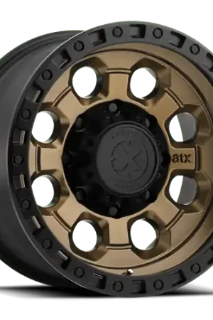 ATX Series AX201 8X180 17X9 -12 MATTE BRONZE W/ BLACK LIP Today Only