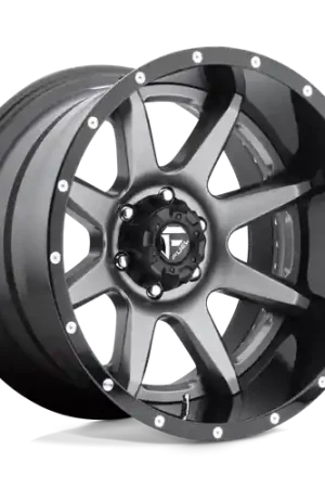 Fuel 2PC D238 RAMPAGE 8X170 20X10 -19 MATTE GUN METAL BLACK LIP In Demand