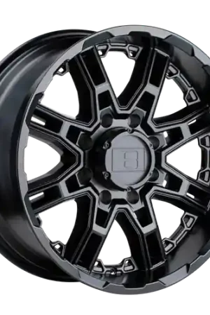 Limited Time Level 8 SLINGSHOT 8X165.1 18X9 +0 MATTE BLACK